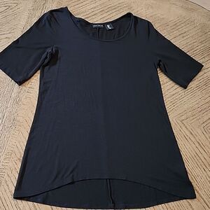 Black quarter sleeve top size S stretchy